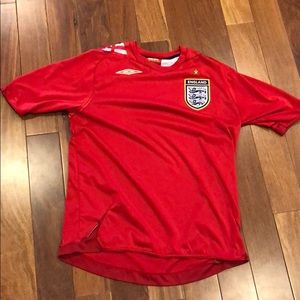 Umbro England red jersey medium